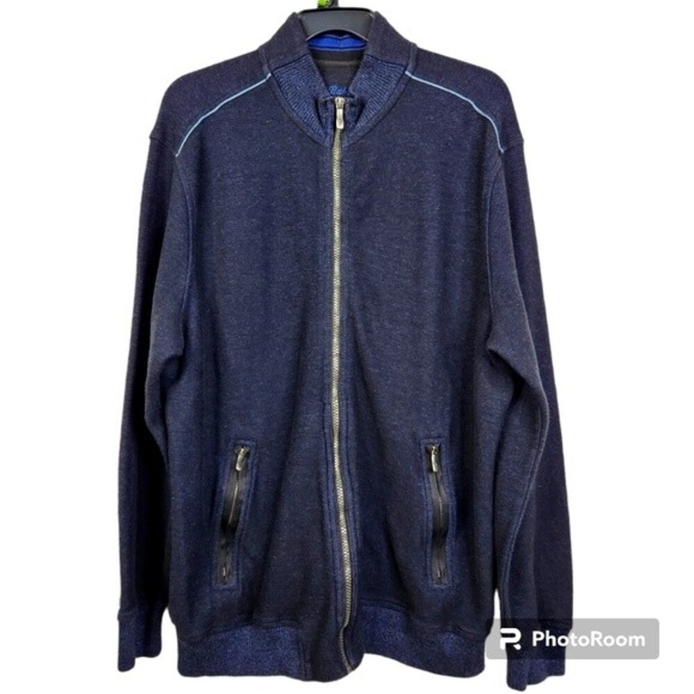 Tommy Bahama Mens Full Zip Long Sleeve Jacket Size Large